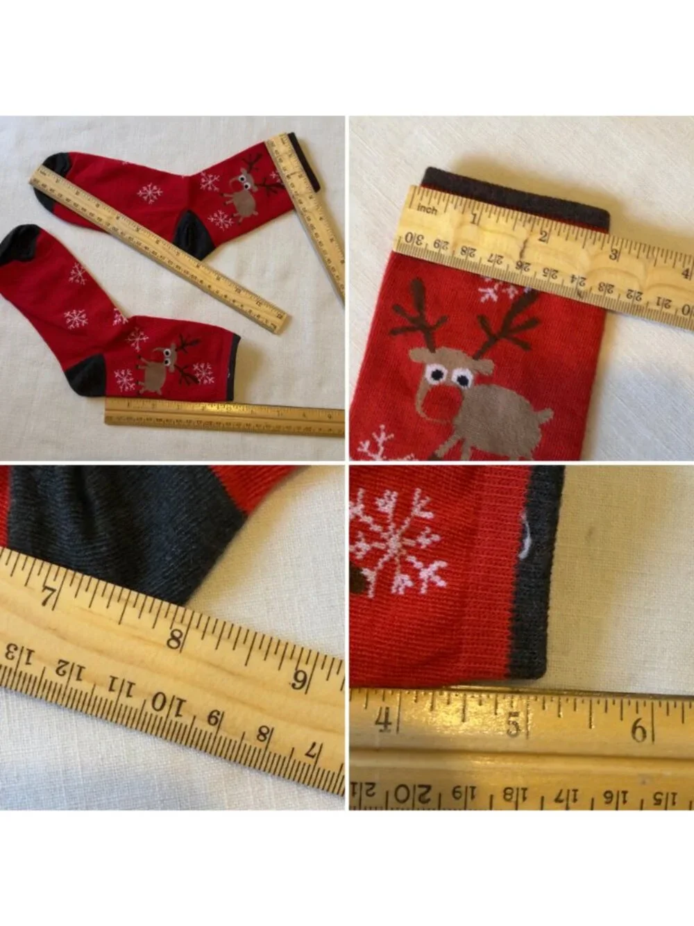 Christmas Socks Womens One Size 5 Pair Festive Holiday Bundle Crew Novelty